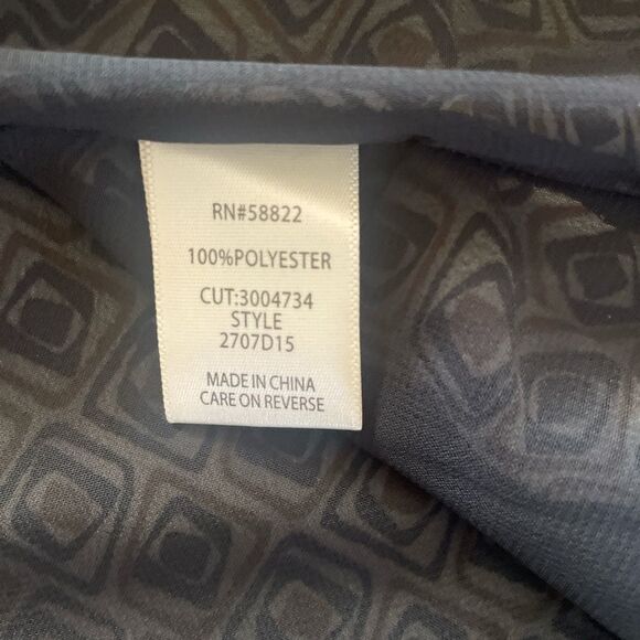 Max Studio Black and Cream A-Line Skirt - Picture 8 of 8